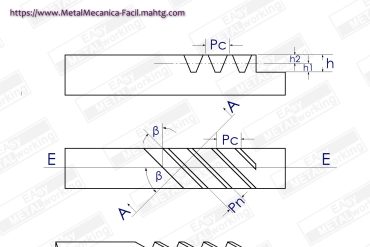 Cremallera Helicoidal