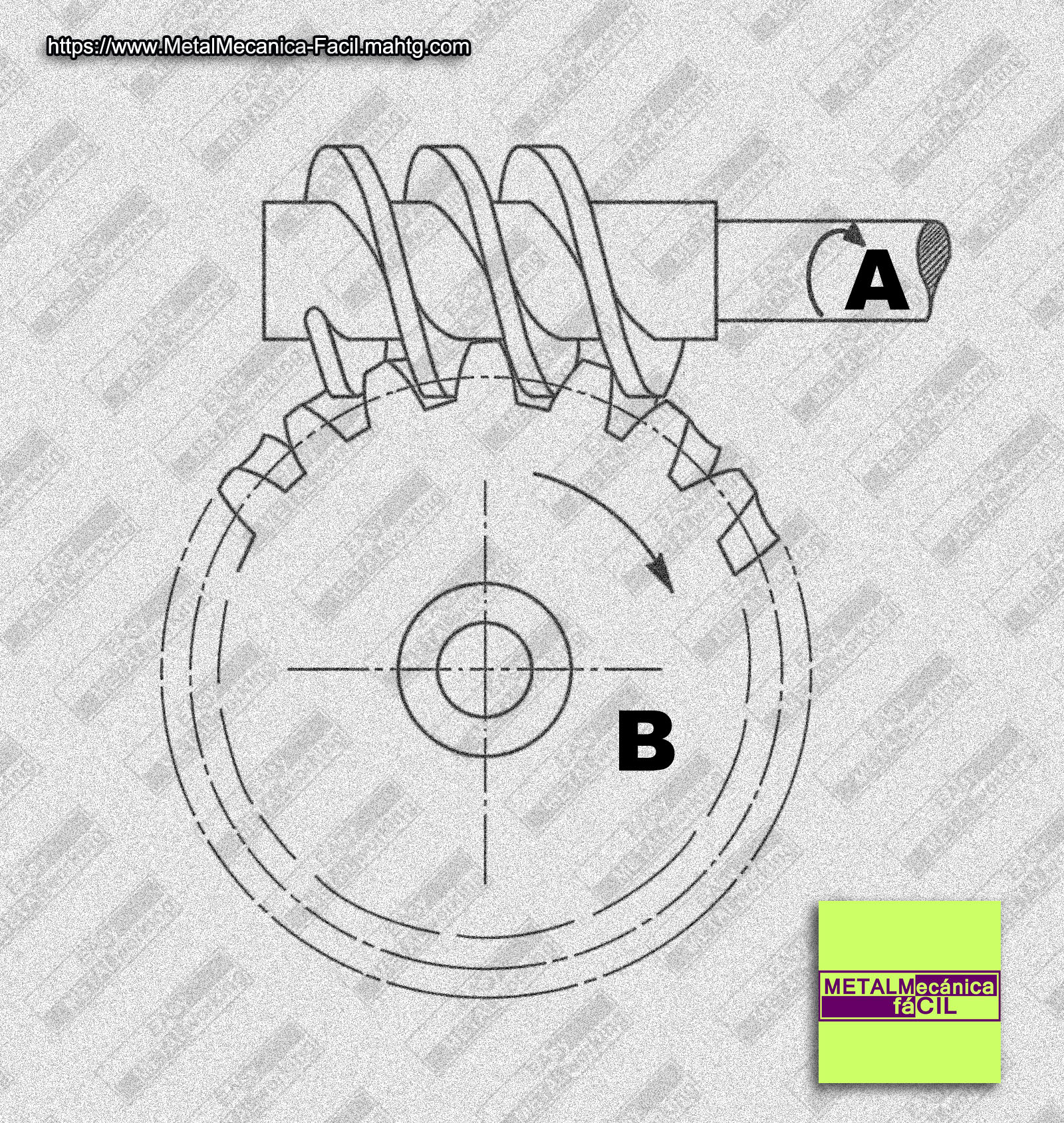 Casos de Relación Tornillo Sin Fin y Corona
